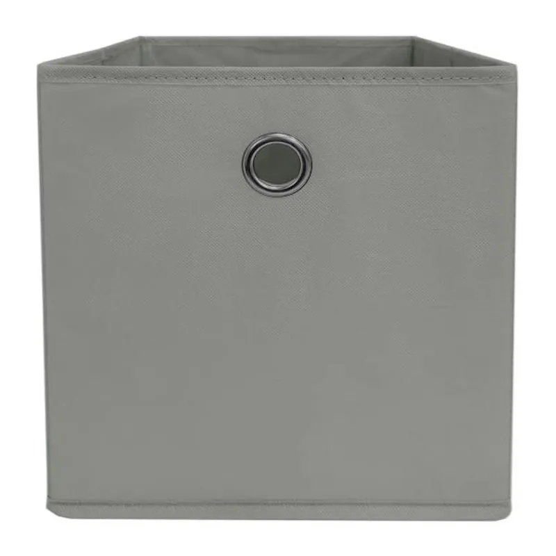 3-Pack Storage Bin, Grey