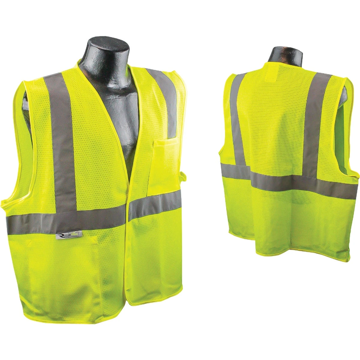 Ansi Class 2 Hi Vis Lime Mesh Safety Vest – One Size Fits Most