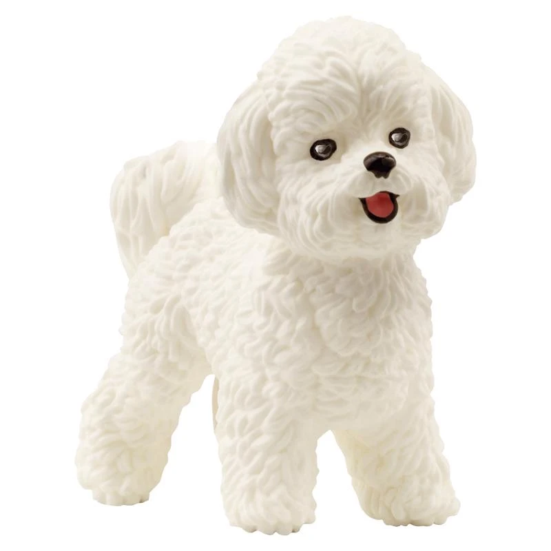 Bichon Frise Dog Figurine White 2 Inches Model 13963