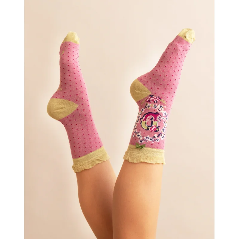 ‘D’ Alphabet Socks