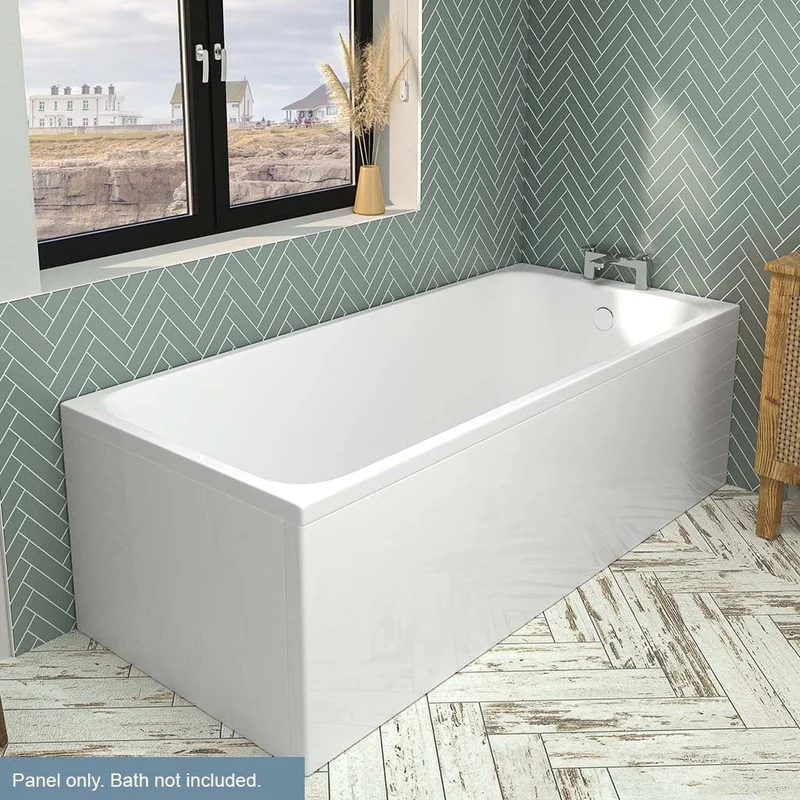 Eastbrook Portland Bath End Panel – White