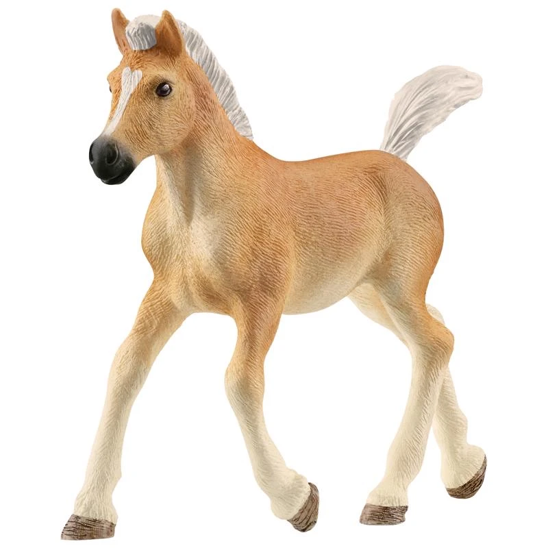 Haflinger Horse Foal Figurine Snow White 1 Piece 3 Inches Tall