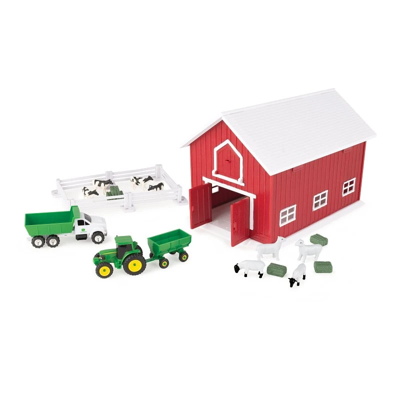John Deere Farm Playset Toy Multicolored 24 Pieces For Ages 3 And Up