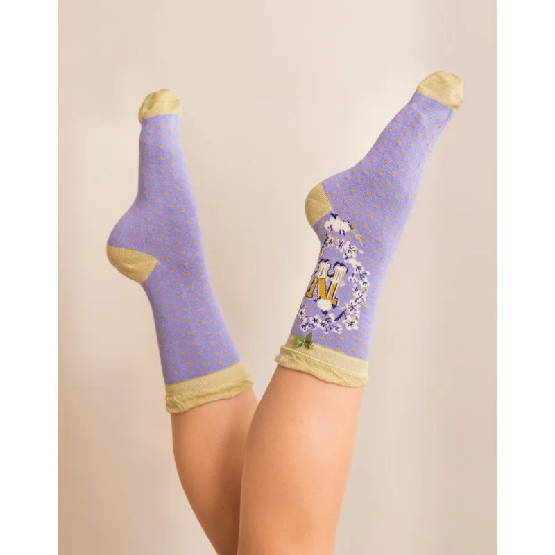 ‘N’ Alphabet Socks
