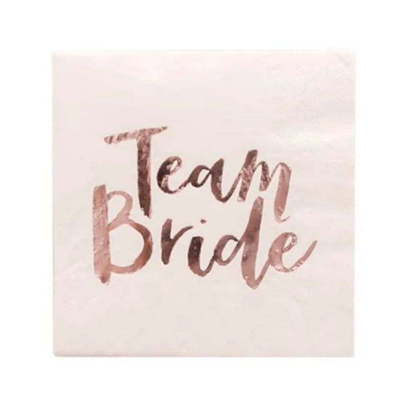 "Team Bride" Large Napkins
