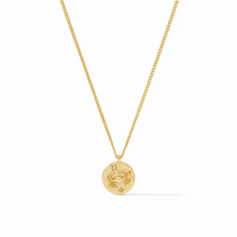 Zodiac Delicate Necklace, Cancer